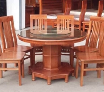 BÀN ĂN SỐ 1 GỐ SÔI 6 GHẾ CO KIẾNG BÀN