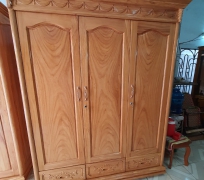 TỦ ÁO ĐÌNH BẰNG 1M6 VỚI 100% GÕ ( HẬU GÕ)