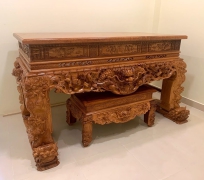 BỘ SẬP CÚNG CHÂN 24 GỖ GÕ