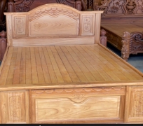 GIƯỜNG GÕ 1M6 THANG DẠT BẰNG LĂNG