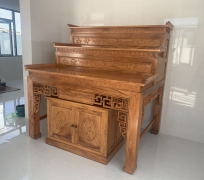 Bàn Cúng 3 tấng cao gỗ gõ( hàng kỹ xưởng làm)
