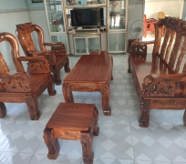 TRỆN ĐÀO TRÀM TAY 12 6 MÓN ( HÌNH CHỤP THẬT TẠI NHÀ KHÁCH)