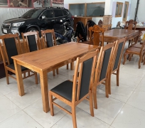 BÀN ĂN 6 GHẾ ( Với ghế bọc nệm)