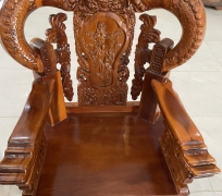 TRIỆN RÔNG KHUỲNH  GỖ TRÀM TAY 10 6 MÓN