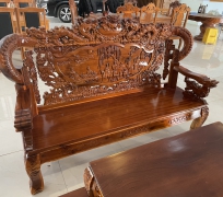 TRIỆN RÔNG KHUỲNH  GỖ TRÀM TAY 10 6 MÓN