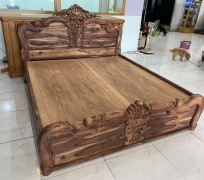 GIƯỜNG GỖ CẨM LAI VIỆT  001 ( HÌNH CHỤ THẶT)