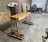 BÀN TRANG ĐIỂM GÕ 1M1 ( Hình chụp thật tại xưởng)