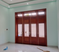 CỬA CHÍNH GỖ  LIM ( Hình chụp thật)