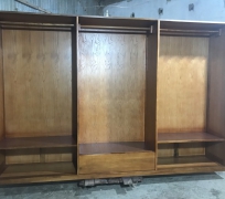 TỦ ÁO KHÔNG CÁNH 2 TẦNG 3M GỖ TRÀM BÔNG VÀNG  ( HÌNH CHỤP THẬT TẠI XƯỞNG)