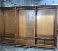 TỦ ÁO KHÔNG CÁNH 2 TẦNG 3M GỖ TRÀM BÔNG VÀNG  ( HÌNH CHỤP THẬT TẠI XƯỞNG)