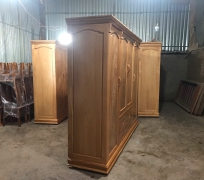 TỦ ÁO 2M4 GỖ GÕ