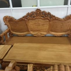 SALON LÁ TÂY GỖ GÕ , GỖ HƯƠNG