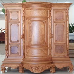 TỦ THỜ BỤNG PHỆ 1M8 GỖ GÕ NAM PHI VÀ CÁC MÔ CONG GÕ LÀO