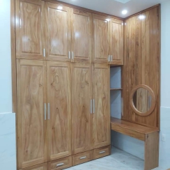 TỦ ÁO GỖ SỒI 02