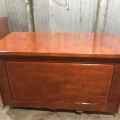 BÀN LÀM VIÊC VÁN GHÉP CAO SU 1M4 ( HÌNH CHỤP THẬT)