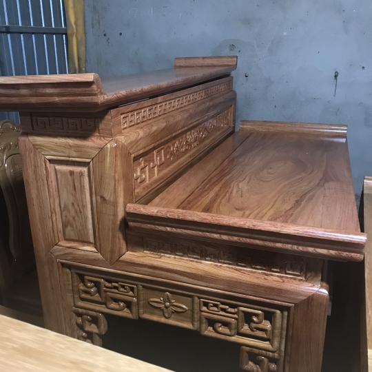 BÀN CÚNG 2 TẦNG HƯƠNG ĐÁ 1M27 ( HÌNH CHỤP THẬT TẠI XƯỞNG)