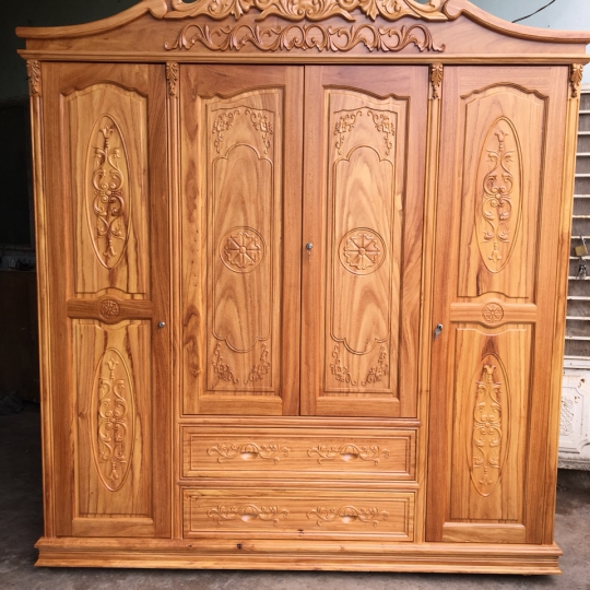 Tủ quần áo 2m gõ Nam Phi
